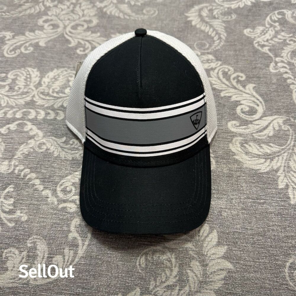 Callaway Men's Snapback Hat Black/White Mesh Adjustable Golf Cap